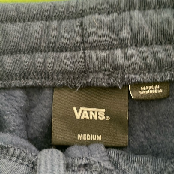 EUC Vans boys medium navy sweatpants - Picture 2 of 3